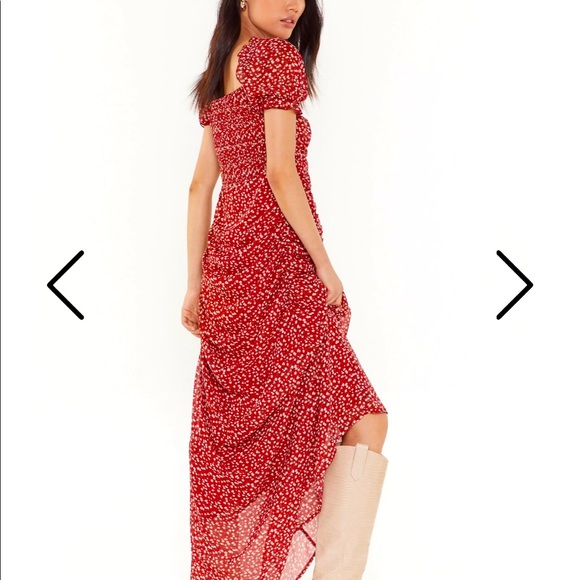 Nastygal Floral Maxi Dress - Picture 2 of 4